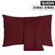 thumbnail image 2 of Pack de 2 fundas de almohada Utopia Bedding Queen, color burdeos, 50 x 75 cm, 2 of 7