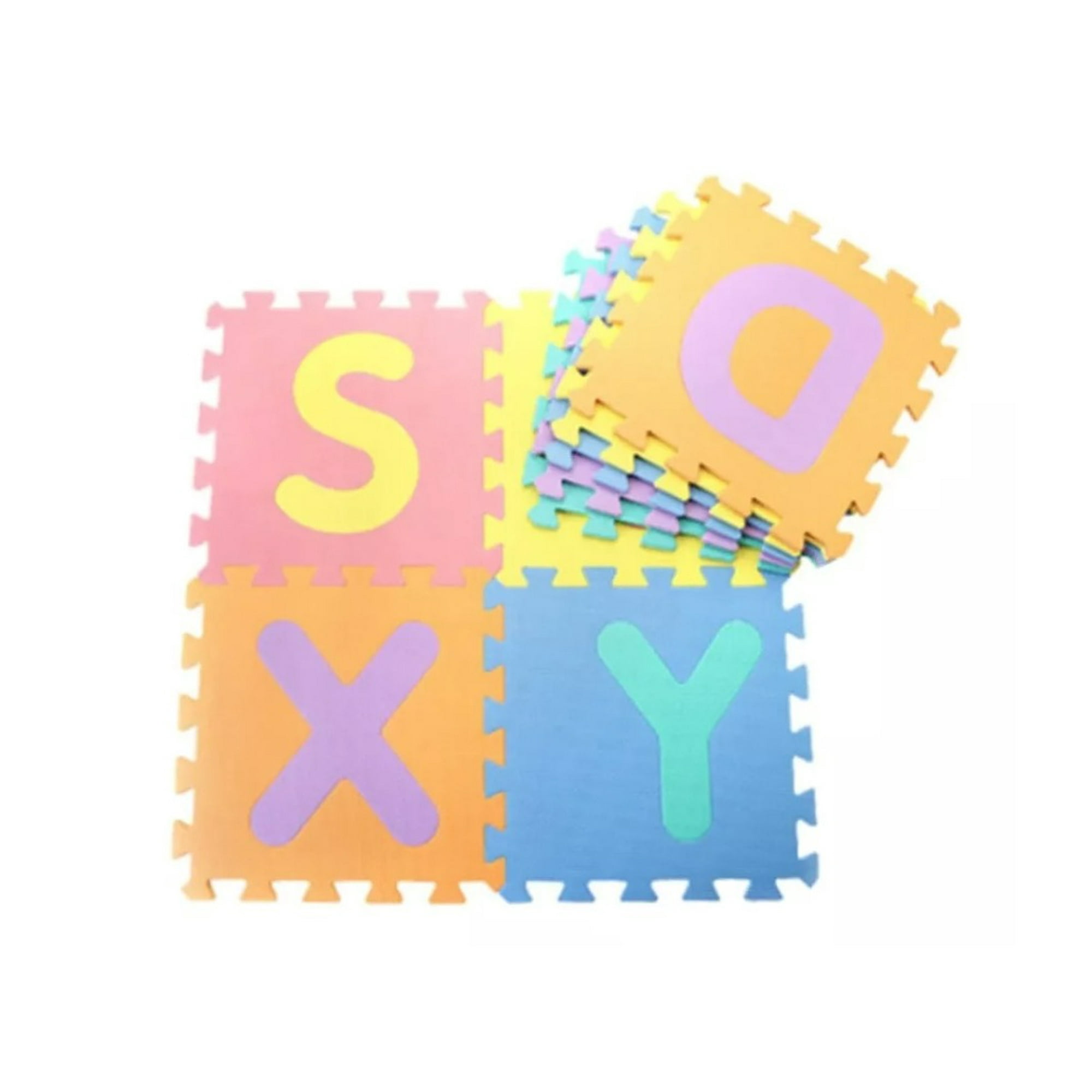 Tomasstore - Colchoneta Niños Abecedario 10 Cuadros 30 Cms