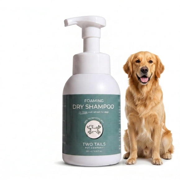Champú seco en espuma para perros Two Tails Pet Company 300 ml sin agua