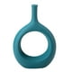 thumbnail image 4 of Florero De Donut Hogar Dormitorio Florero De Mesa Con Agujero Oficina Decorativo Verde, 4 of 5