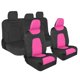 thumbnail image 1 of Fundas de Asiento Impermeables Motor Trend Rosa y Negro 60/40, 1 of 9