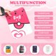 thumbnail image 5 of Carpeta para cartas PUPTILY 400 cartas rosa con cremallera, 5 of 7