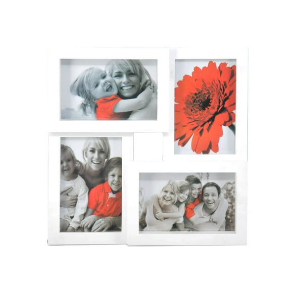 Marco Collage 4PCS Blanco 30x30 cm