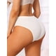 thumbnail image 3 of INSPIRE CHIC Bragas Cómodas de Cobertura Completa para Mujer de Cintura Media Suaves Blancas Medianas, 3 of 4