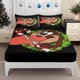 thumbnail image 1 of Officially Licensed Warner Bros Store Bed Cover Set Featuring a Festive Design of The Tasmanian Devil And Christmas Candy Canes The Elastic Sheet Fits Perfectly, 1 of 1