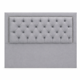 thumbnail image 2 of Respaldo de Cama 2 Plazas Capitoné Lux en Tela felpa Gris Medio, 2 of 3