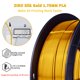 thumbnail image 4 of Filamento para impresora 3D ZIRO PLA de 1,75 mm, rojo brillante, 1 kg, 4 of 7