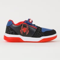 Zapatillas Con Luces Niño Negro Araña Spiderman Marvel