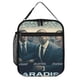 thumbnail image 1 of Paraíso-theme Lunch Box Lunch Bag Insulated Reusable Lunch Tote Bag Cooler Tote Bag For Men Women gifts 20*11*27cm, 1 of 6
