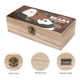thumbnail image 3 of Somos Osos Caja Organizadora de Madera Rústica - Caja Decorativa Multifuncional para Escritorio, Hogar, Oficina, Joyas y Manualidades, 3 of 6