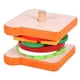 thumbnail image 5 of Comida Falsa, Juguetes Apilables De Madera, Cocina Educativa Temprana Para Manualidades DIY, Sándwich, 5 of 5