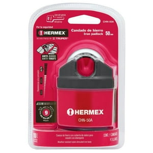 Hermex - Candado De Seguridad Hierro 50Mm 1 Un.
