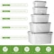 thumbnail image 2 of Recipientes para guardar frutas KEMETHY para refrigerador, 5 piezas, con coladores, 2 of 6