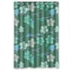 thumbnail image 1 of Cortina de ducha con medallón de damasco floral y flores, juego de cortina de baño con ganchos, tamaño 48 x 72 pulgadas, 1 of 3