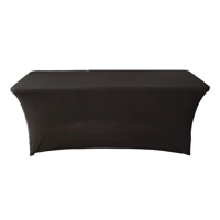 Genérico - Funda Mantel Spandex 183X76X76 Evento 6Ft