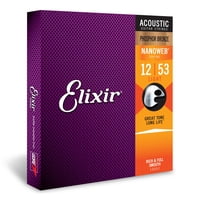 Cuerdas Para Guitarra Acústica Elixir Phosphor Bronze Nanoweb Light