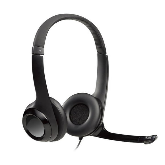 Audifonos/mic Alambrico Usb H390 Negro