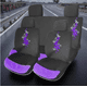 thumbnail image 2 of Funda Cubre Asiento 8 Piezas Mariposas Flores Auto Universal, 2 of 3