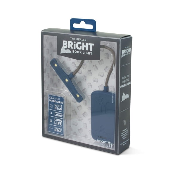 Book Light IF Really Bright Blue LED plegable con pilas