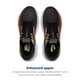 thumbnail image 4 of Zapatillas de correr Brooks Ghost 16 para hombre, color negro, rojo mandarín y verde, 4 of 6