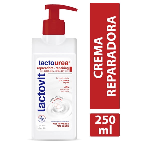 Crema Lactovit Corporal Lactorurea Reparadora, 250 ml