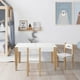thumbnail image 2 of Pack Infantil 1 Mesa 2 sillas Santino Natura/Blanco, 2 of 8