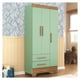 thumbnail image 2 of Closet Infantil 3 Puertas Verde Menta, 2 of 3