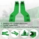 thumbnail image 2 of Soportes de montaje ECOTRIC para cargador de tractor John Deere, verde, 2 of 8
