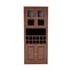 thumbnail image 1 of Vitrina Bar Berlin Madera Vidrio 4 puertas color nogal, 1 of 5