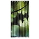 thumbnail image 1 of Cortina de ducha con diseño de murciélago de luna brillante colgado de un árbol, juego de cortinas de baño con ganchos, tamaño 36 x 72 pulgadas, 1 of 3