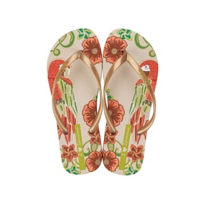 Sandalia Mujer Beige/Oro Summer Ipanema