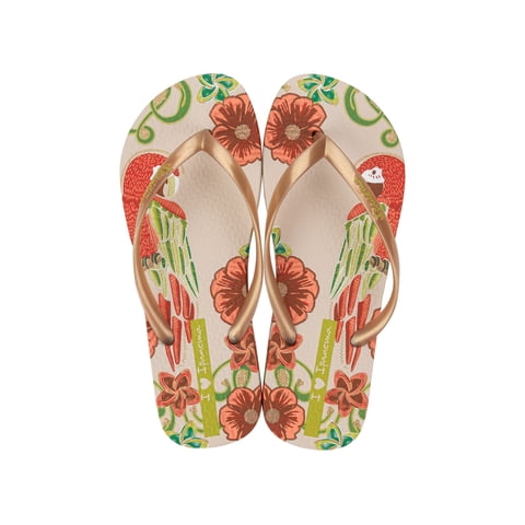 Sandalia Mujer Beige/Oro Summer Ipanema