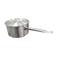 Imahe - Cazo Alto Acero. Inox Con Tapa Y Fondo Difusor 2 Lts