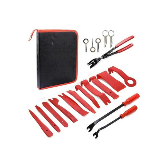 Kit De 19 Herramientas Para Desmontar Molduras De Coche Y Radio