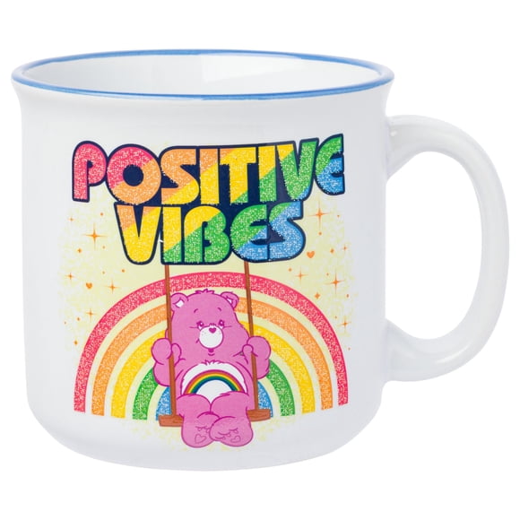 Taza Silver Buffalo Care Bears Vibras Positivas 591 ml