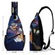 thumbnail image 2 of Pato Darkwing Riñonera Bandolera con Estampado Integral para Hombres y Mujeres, Bolso Cruzado Gráfico de Tendencia, Mochila de Hombro Streetwear para Ciclismo y Deportes, Riñonera Versátil Casual, 2 of 6