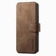 thumbnail image 2 of Funda Billetera Magnética para Samsung Galaxy S25 Plus Soporte Tarjetas Desmontable Marrón, 2 of 6