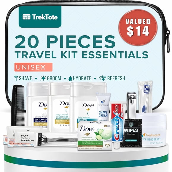 Kit De Higiene 20 Piezas Unisex Tamaño Carry on