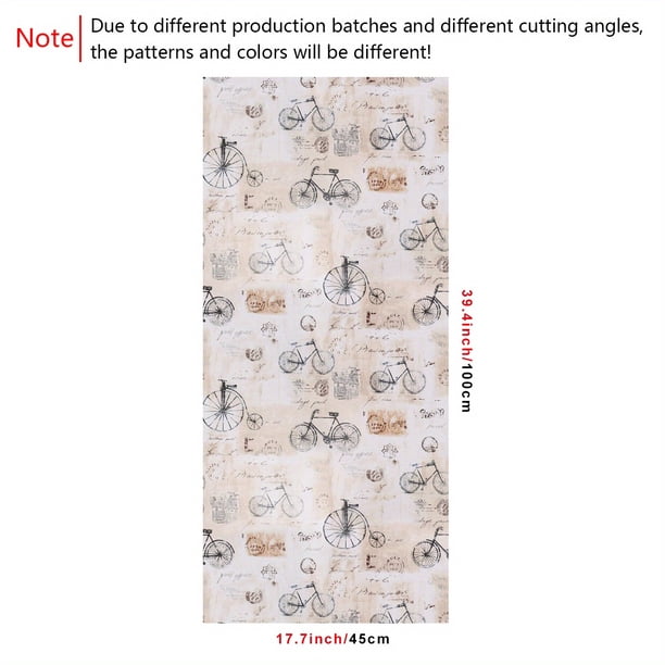 1Pc,Vintage,Art, Newspaper, Bicycle, Literary, Removable ,Waterproof ,Peel And Stick Wallpaper, Refrigerator ,Speaker ,Dryer, Cabinet, Oven, Appliance, Furniture, Home Decor, Room, Background, Kitchen