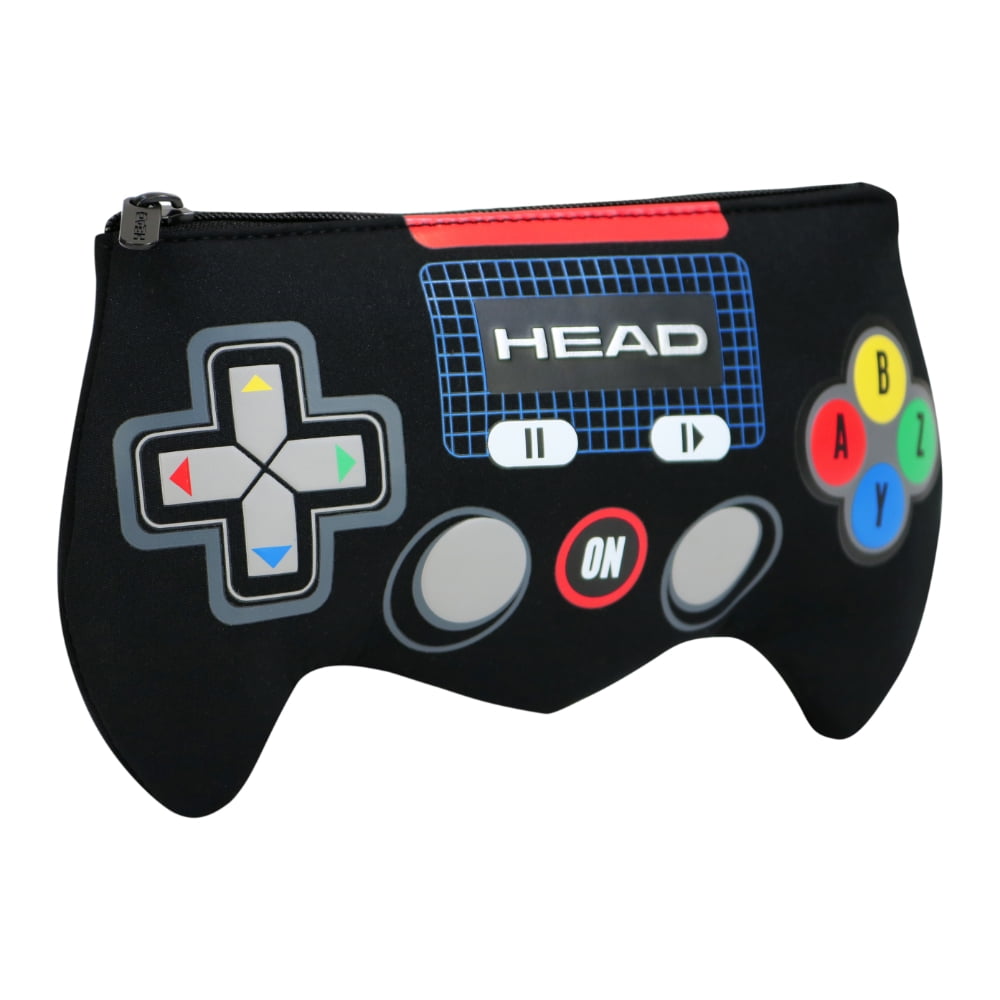 Estuche Infantil Hombre Gamer Negro Rojo Head