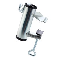 Ioensy - Base De Sombrilla Exterior Y Abrazadera De Metal De Soporte Para Postes De Cubierta De Patio Balcón