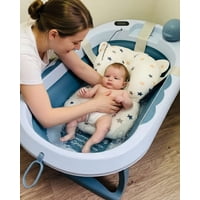 Imac Hogar - Bañera Plegable Con Accesorios Para Bebes Azul