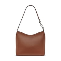 Bandolera Calvin Klein Nova Chain Hobo Caramel De Piel Vegana