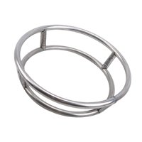 Magideal - Wok De Acero Inoxidable Engrosado, Soporte Para Cocinar, Anillos Para Wok, Utensilios De Cocina, Accesorios, Buen Soporte De Carga, Conveniente, Fácil Diámetro 23 Cm