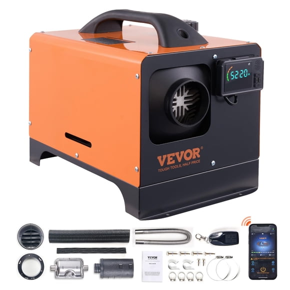 Calentador diésel VEVOR 8KW todo en uno Altitude 5500m Bluetooth