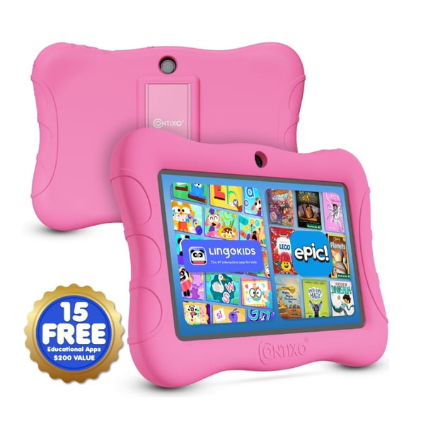 Tablet Infantil Contixo V9 de 7" Android 11, 2 GB RAM, 32 GB, Wi-Fi, Bluetooth, Control Parental y Funda Protectora