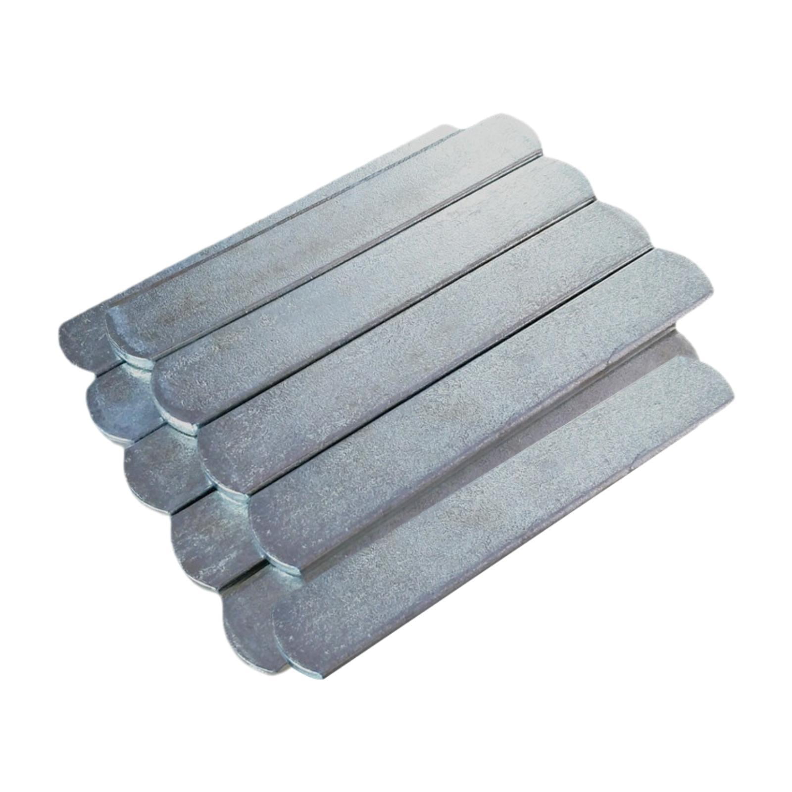 Ioensy - 10 Piezas De Pesas De Entrenamiento, Placas De Acero Largas Para Chalecos, Correas Para Piernas Y Brazos, Compactas, 160 G Cada Una