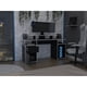 thumbnail image 2 of Escritorio Gamer Keria 2.0 Con Cajón Y Puerta | Mesa Gamer Wengue Blanco| Escritorio Gaming Con Almacenamiento, 2 of 12