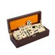 thumbnail image 2 of Set de Dominó Doble Seis con Caja de Madera, Juego de 28 Piezas para Viaje, 2 of 8