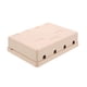 thumbnail image 2 of Caja De Montaje Superficial De 4 Puertos Para Jack Keystone Ethernet, 2 of 8